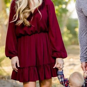 Vici burgundy dress